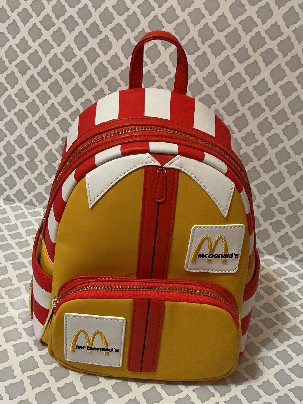 NWT Loungefly Hard tag McDonald's Ronald McDonald Cosplay mini backpack